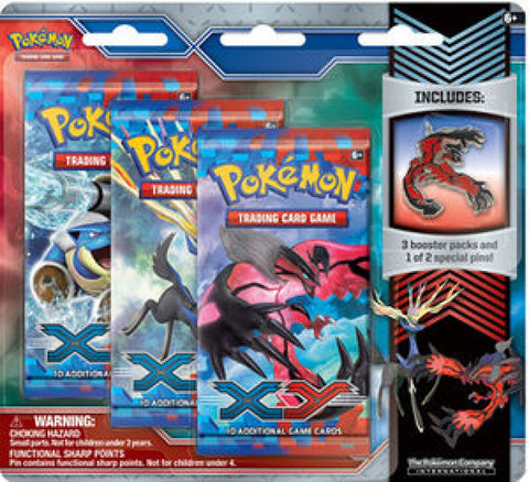 Yveltal Pin Three Pack Blister