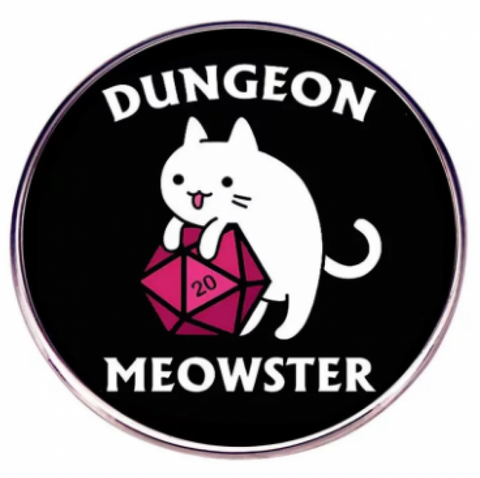 Dungeon Meowster Pin #19