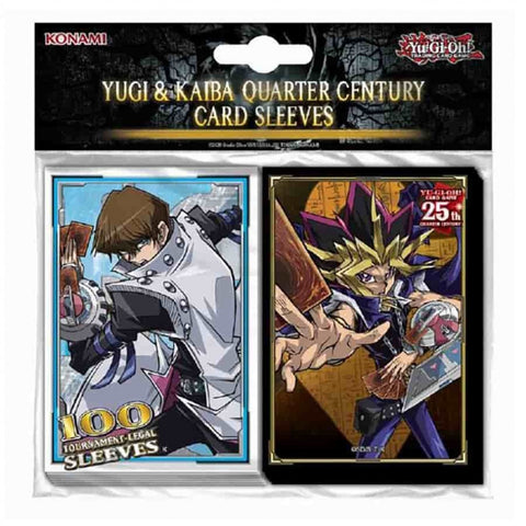 Yugi & Kaiba Quarter Century Card Sleeves