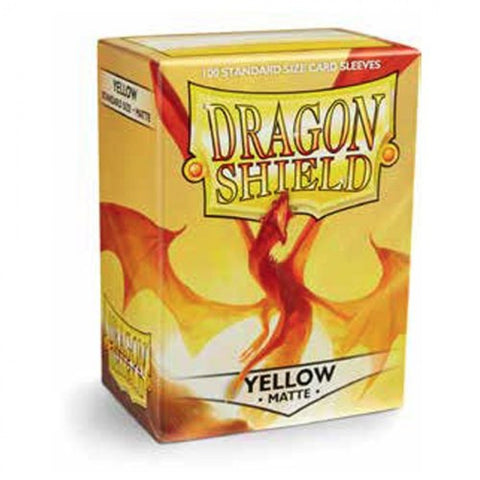 Dragon Shield: Matte Yellow Sleeves - Box of 100