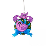 Cute Wreath Dragon Ornament C/72