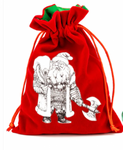 Christmas Themed Dice Bag - Battle Santa