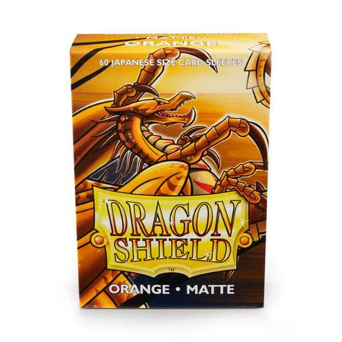 Dragon Shield: Matte Orange Japanese Sleeves - Box of 60