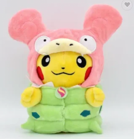 Pokémon Pikachu Slowbro Plushie