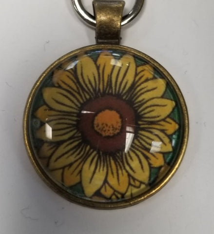 Sunflower Pendant/Keychain