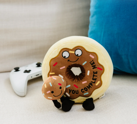 "You Complete Me" Plush Donut