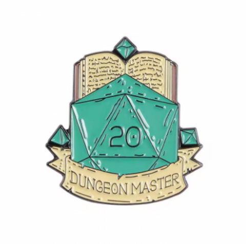 D20 Dungeon Master Pin #14