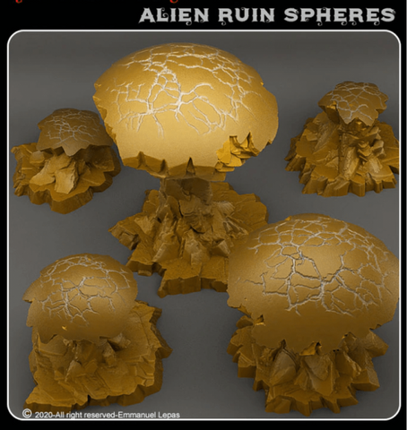 Alien Ruin Spheres Scatter Pack