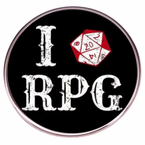 I D20 RPG Pin #57