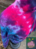 Galaxy Hand-Painted Hoodie - Small Adult