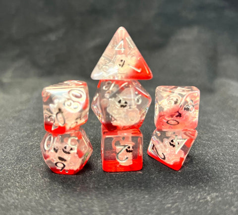 Bloody Ghost Inclusion RPG Dice Set