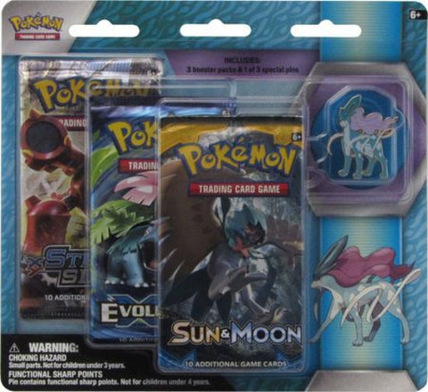 Legendary Beasts Suicune 3 Pack Blister