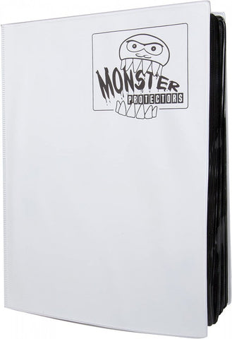 Mega Monster Hard Cover Binder - White