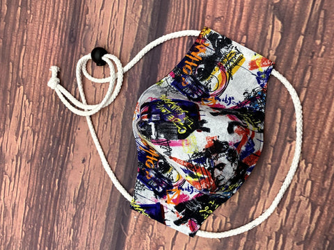 Who Worp Fitted Mask - Adult Large