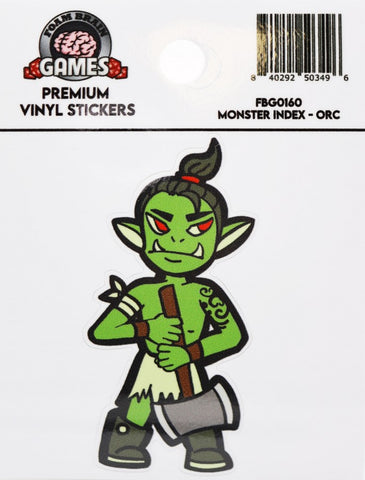 FoamBrain Monster Index Sticker - Orc