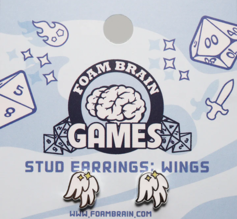 Stud Earrings: Wings