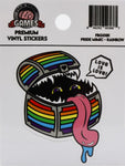 FoamBrain Pride Mimic Sticker - Rainbow