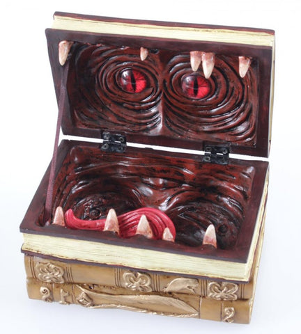 Tomes of Terror Book Mimic Dice Box - Painted