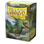 (DISCONTINUED) Dragon Shield: Matte Olive Sleeves - Box of 100