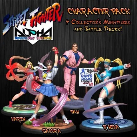 Street Fighter: The Miniatures Game Character Pack 1: Alpha