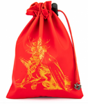 Fine Arts Leather Dice Bag - Red Royal Dragon