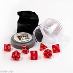 Pizza Dungeon Dice: Lucky Dice - Clear Red