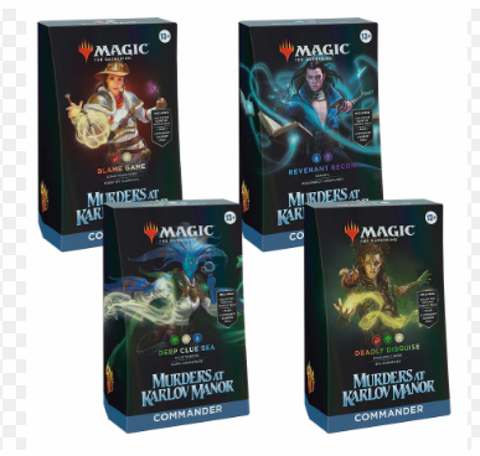 Murders at Karlov Manor Commander Deck 4ct