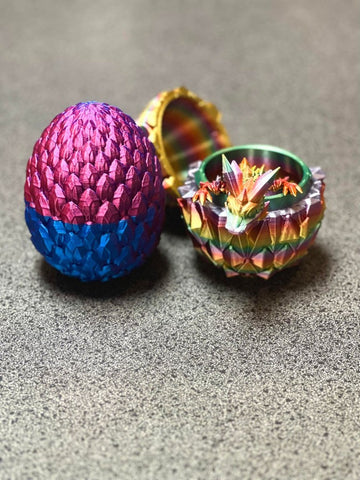 Articulating Dragon - Dragon Egg w/ Hatchling