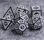 Magic Flame: White RPG Dice Set