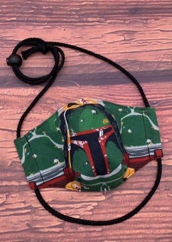 Mando Fitted Mask - Small Adult/Teen