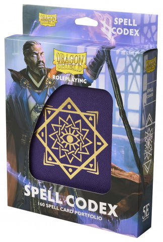 Dragon Shield Spell Card Codex - Arcane Purple