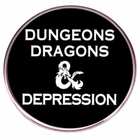 D&D Depression Pin #55