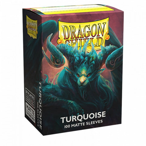 Dragon Shield: Matte Turquoise Sleeves - Box of 100