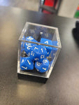 Blue/White Rpg Dice Set