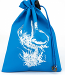 Fine Arts Leather Dice Bag - Blue-Wind Dragon