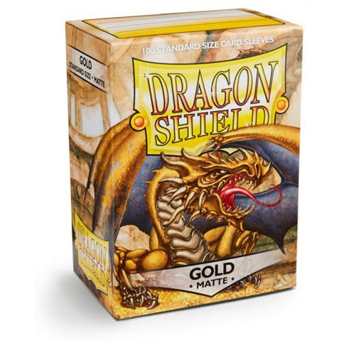 Dragon Shield: Matte Gold Sleeves - Box of 100
