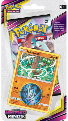 Sun & Moon - Unified Minds Checklane Blister Pack - Sudowoodo