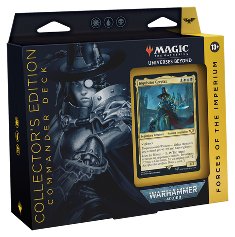 Universes Beyond: Warhammer 40,000 - Forces of the Imperium Commander Deck (Collector's Edition)