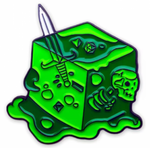 Gelatinous Cube Pin #34