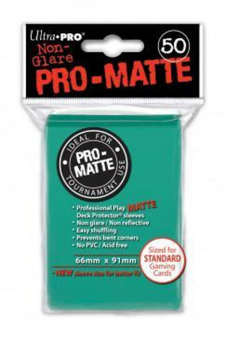 50ct Pro-Matte Aqua Standard Deck Protectors