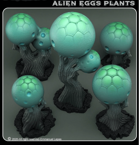 Alien Eggs Plant Pack