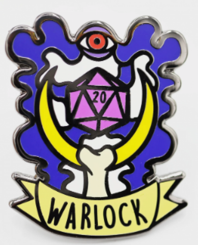Banner Class Pin - Warlock
