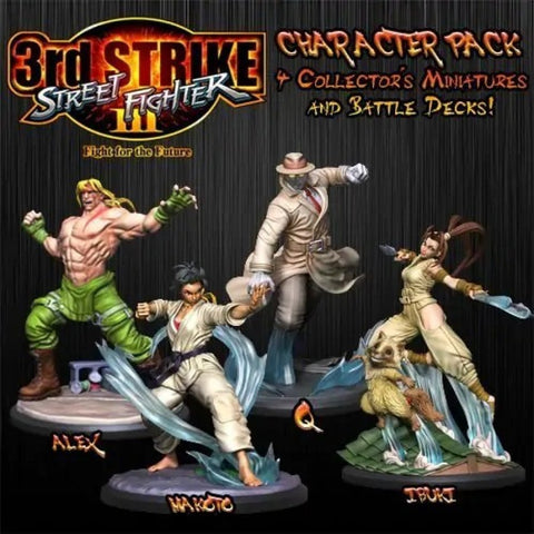 Street Fighter:  The Miniatures Game Character Pack 2: 3rd Strike