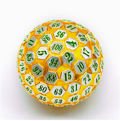 45mm D100 Gold & Silver w/Green