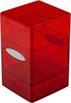 Ultra Pro Satin Tower - Glitter Red