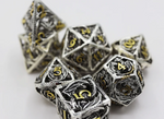 VORACIOUS DRAGON HOLLOW RPG METAL DICE SET