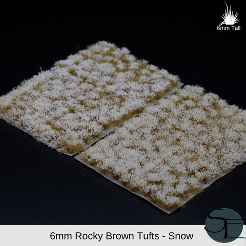 6mm Dry - Rocky Snow Frosted