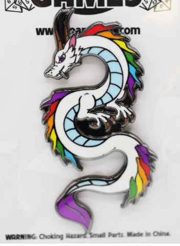 Pride Dragon Pins: Rainbow