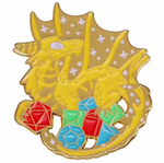 Dice Dragon Pin #7