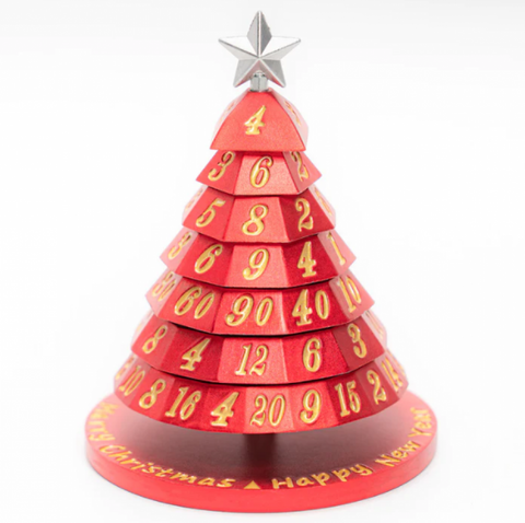 Christmas Tree Dice - Red